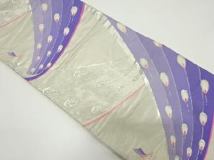 アンティーク　孔雀模様織り出し袋帯（材料）